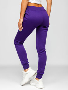 Pantaloni de trening dame violet Bolf CK-01