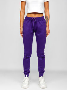 Pantaloni de trening dame violet Bolf CK-01