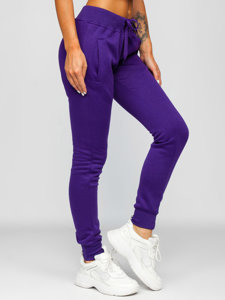 Pantaloni de trening dame violet Bolf CK-01