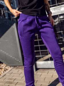 Pantaloni de trening dame violet Bolf CK-01