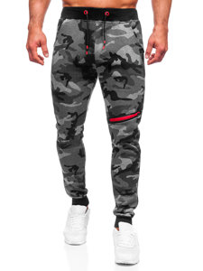 Pantaloni de trening grafit army Bolf KK04