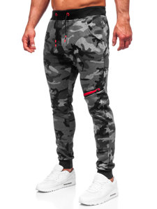 Pantaloni de trening grafit army Bolf KK04