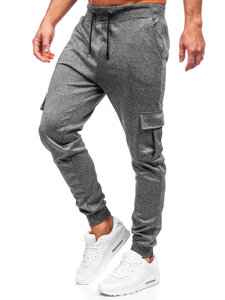 Pantaloni de trening grafit cargo joggers Bolf 8K1130