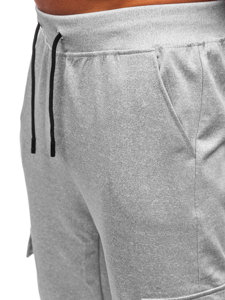 Pantaloni de trening gri cargo joggers Bolf 8K1130