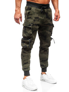 Pantaloni de trening joggers cargo army verde Bolf HSS123