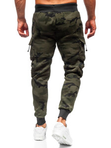 Pantaloni de trening joggers cargo army verde Bolf HSS123