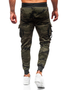 Pantaloni de trening joggers cargo army verde Bolf HSS125