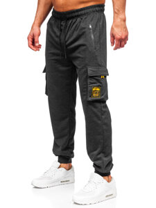 Pantaloni de trening joggers cargo grafit Bolf JX6359