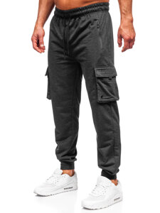 Pantaloni de trening joggers cargo grafit Bolf JX6360