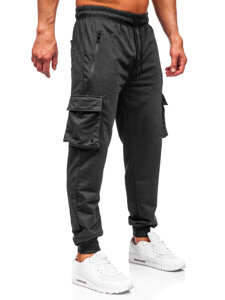 Pantaloni de trening joggers cargo grafit Bolf JX6360