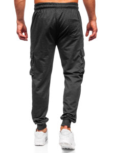 Pantaloni de trening joggers cargo grafit Bolf JX6360