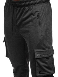 Pantaloni de trening joggers cargo grafit Bolf JX6360