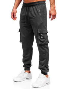 Pantaloni de trening joggers cargo grafit Bolf JX6362