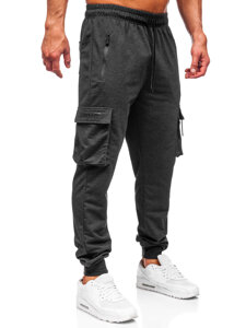 Pantaloni de trening joggers cargo grafit Bolf JX6362