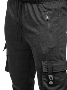 Pantaloni de trening joggers cargo grafit Bolf JX6362