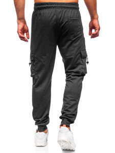 Pantaloni de trening joggers cargo grafit Bolf JX6363