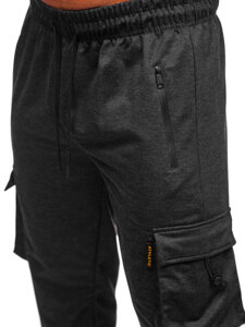 Pantaloni de trening joggers cargo grafit Bolf JX6363