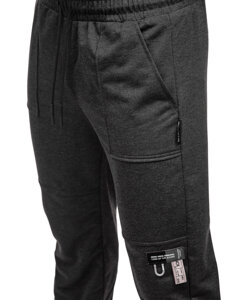 Pantaloni de trening joggers grafit Bolf JX6365