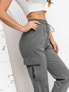 Pantaloni de trening joggers grafit dame Bolf W7866