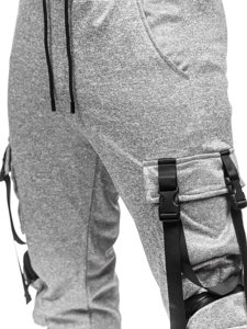 Pantaloni de trening joggers gri Bolf HS7173