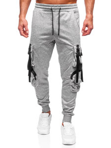 Pantaloni de trening joggers gri Bolf HS7173