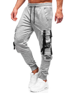 Pantaloni de trening joggers gri Bolf HS7173