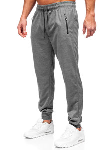 Pantaloni de trening joggers gri-antracit Bolf JX6103