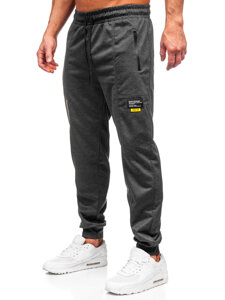 Pantaloni de trening joggers gri-antracit Bolf JX6333