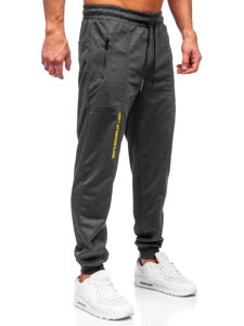 Pantaloni de trening joggers gri-antracit Bolf JX6333