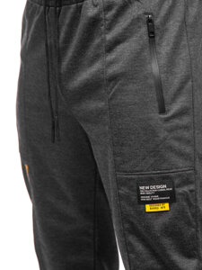 Pantaloni de trening joggers gri-antracit Bolf JX6333