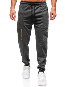 Pantaloni de trening joggers gri-antracit Bolf JX6333