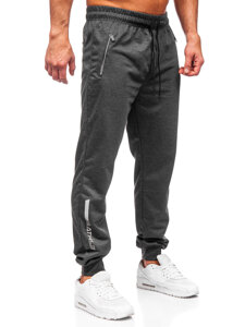 Pantaloni de trening joggers gri-antracit Bolf JX6338