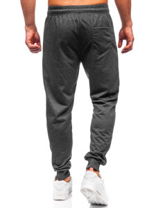 Pantaloni de trening joggers gri-antracit Bolf JX6338