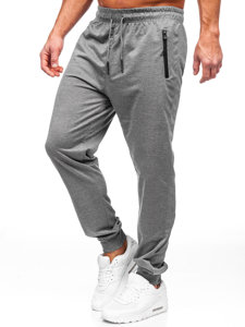 Pantaloni de trening joggers gri-antracit Bolf JX9706