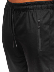 Pantaloni de trening joggers negri Bolf JX6105