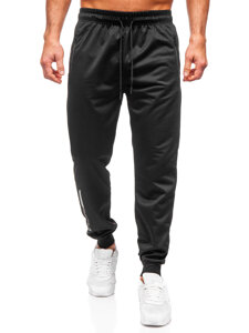 Pantaloni de trening joggers negri Bolf JX6338