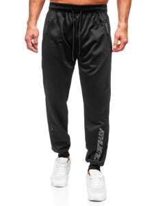 Pantaloni de trening joggers negri Bolf JX6351