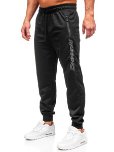 Pantaloni de trening joggers negri Bolf JX6352