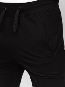 Pantaloni de trening joggers negri Bolf XW02A