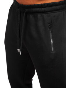 Pantaloni de trening negri pentru bărbați Bolf JX6600