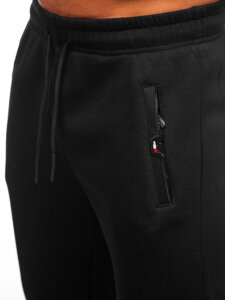 Pantaloni de trening negri pentru bărbați Bolf JX6601