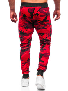 Pantaloni de trening roșii army Bolf KK04