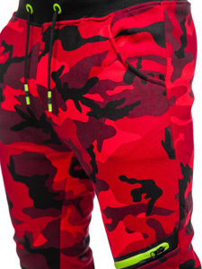 Pantaloni de trening roșii army Bolf KK04