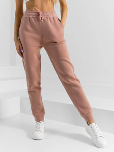 Pantaloni de trening roz-deschis dame Bolf HL540