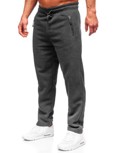 Pantaloni de trening supradimensionați gri-antracit Bolf JX9826