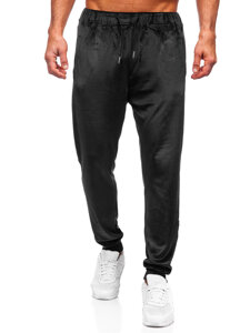 Pantaloni de trening velur negru Bolf 8K1172