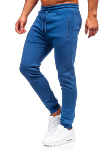 Pantaloni joggers albaștri Bolf 2165