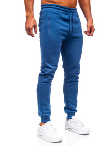 Pantaloni joggers albaștri Bolf 2165