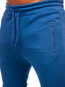 Pantaloni joggers albaștri Bolf 2165