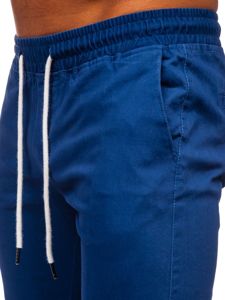 Pantaloni joggers albastru-cobalt Bolf 1145